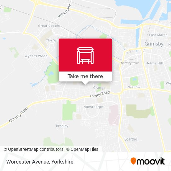 Worcester Avenue map