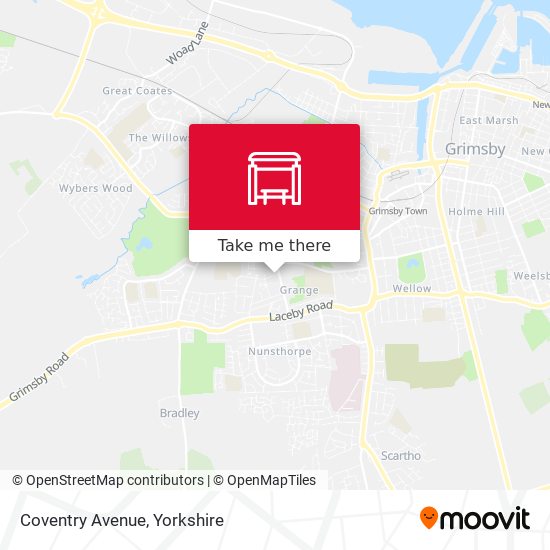 Coventry Avenue map