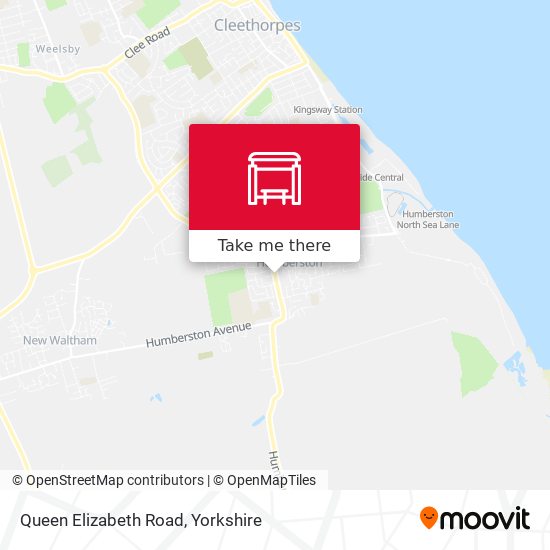 Queen Elizabeth Road map