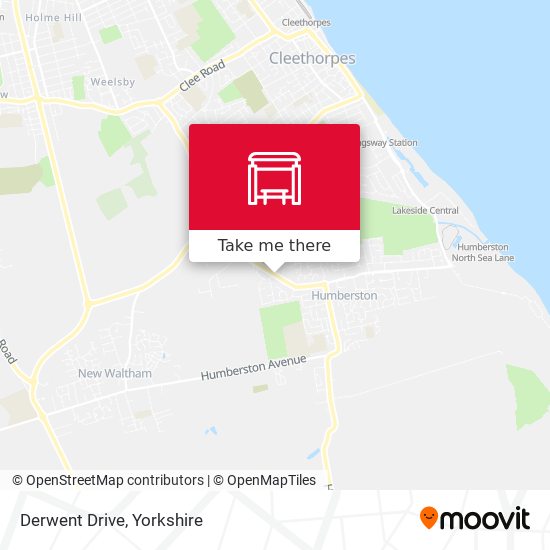 Derwent Drive map