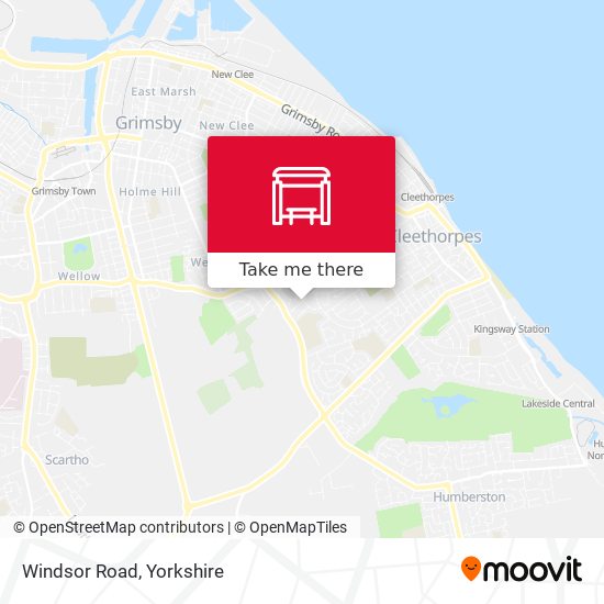Windsor Road map