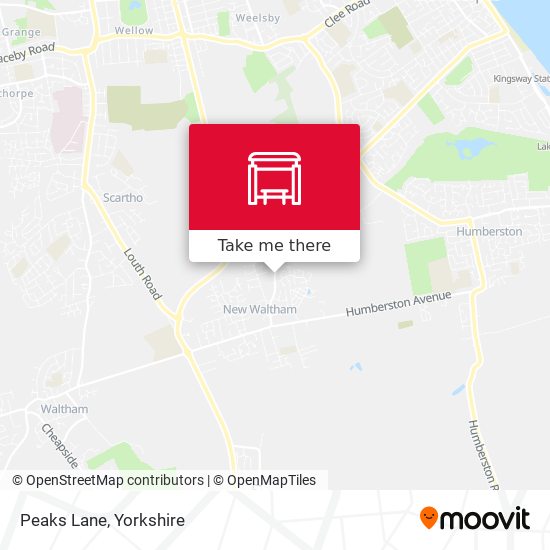 Peaks Lane map