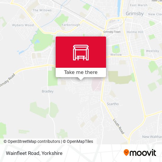 Wainfleet Road map