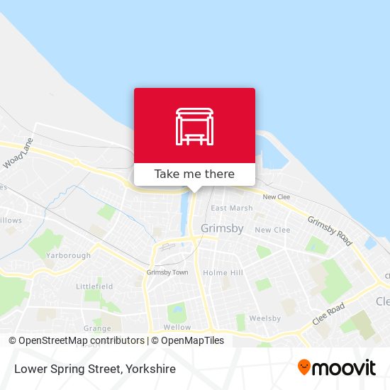 Lower Spring Street map