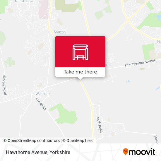 Hawthorne Avenue map