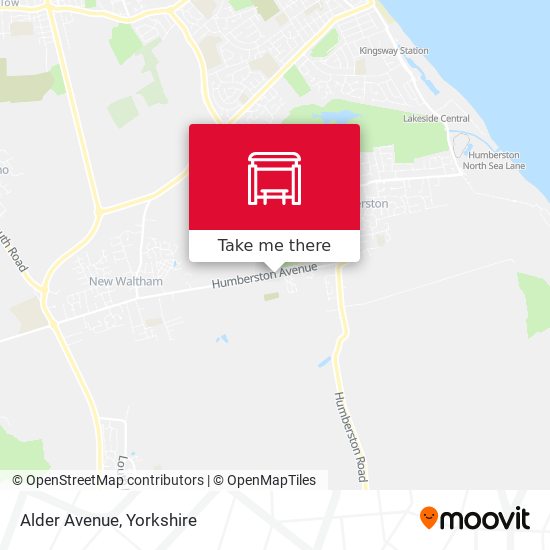 Alder Avenue map
