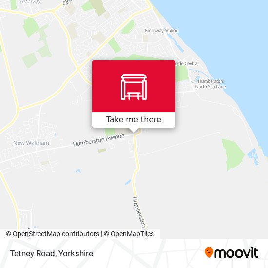 Tetney Road map