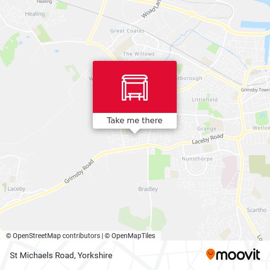 St Michaels Road map