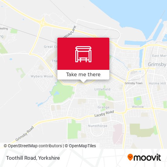 Toothill Road map
