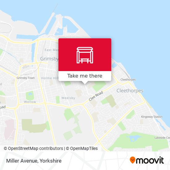 Miller Avenue map