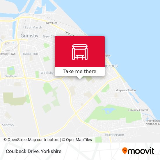 Coulbeck Drive map