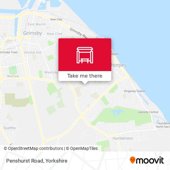 Penshurst Road map