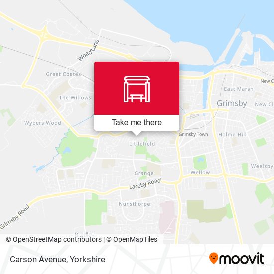 Carson Avenue map
