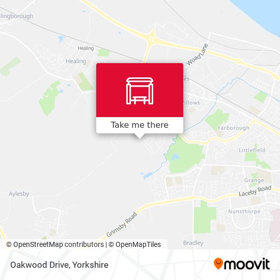 Oakwood Drive map