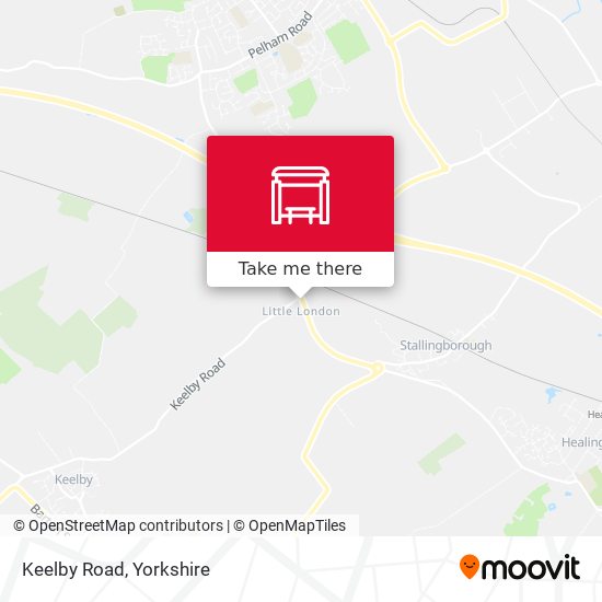 Keelby Road map
