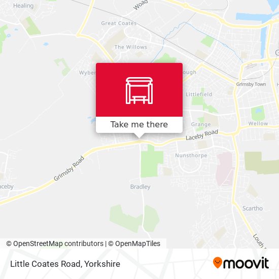 Little Coates Road map
