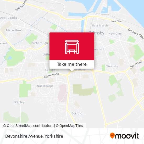 Devonshire Avenue map