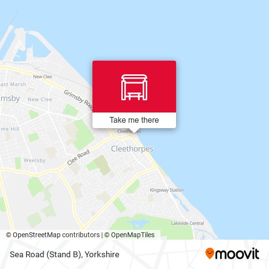 Sea Road (Stand B) map