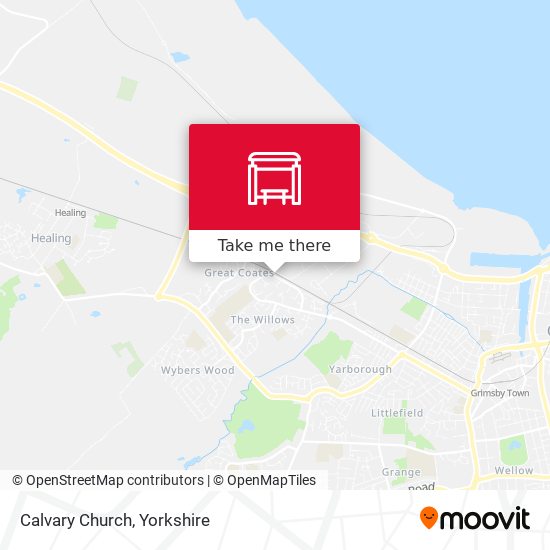 Calvary Church map