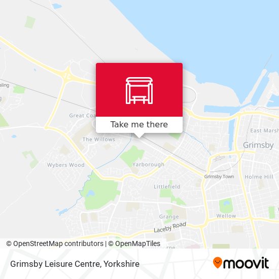 Grimsby Leisure Centre map