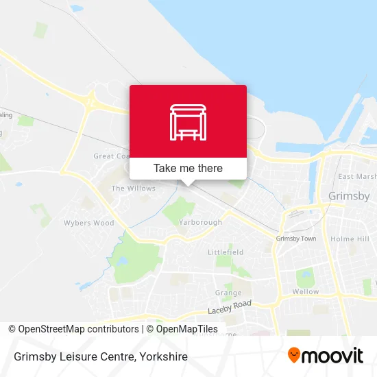 Grimsby Leisure Centre map