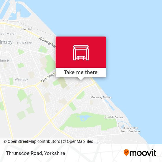 Thrunscoe Road map