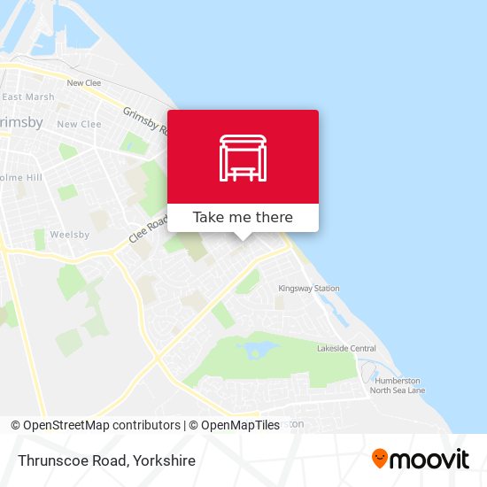 Thrunscoe Road map