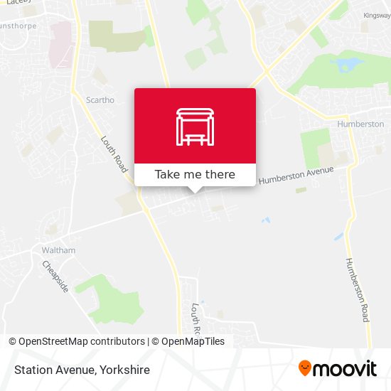 Station Avenue map