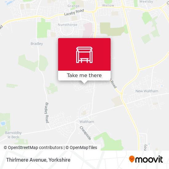 Thirlmere Avenue map