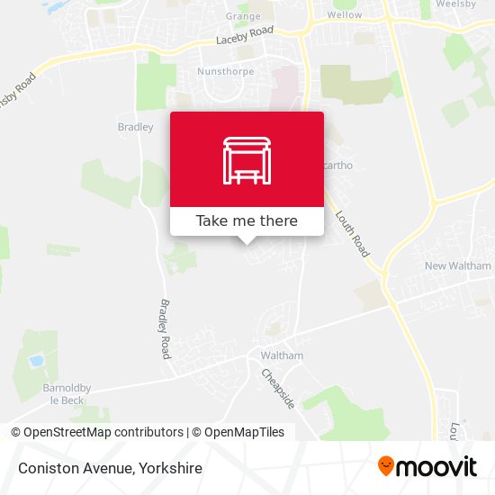 Coniston Avenue map
