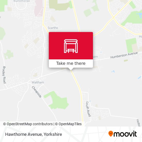 Hawthorne Avenue map