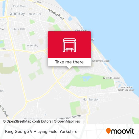King George V Playing Field map
