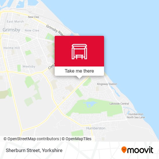 Sherburn Street map