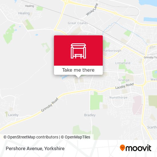 Pershore Avenue map