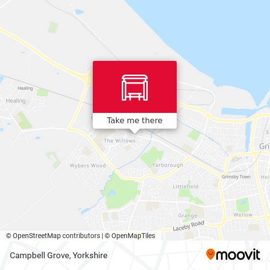 Campbell Grove map