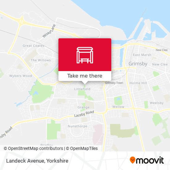 Landeck Avenue map