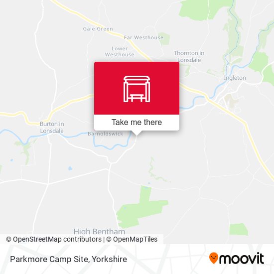 Parkmore Camp Site map