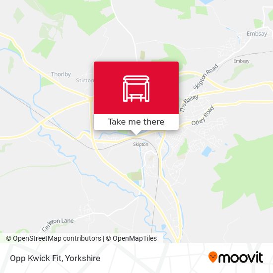 Opp Kwick Fit map