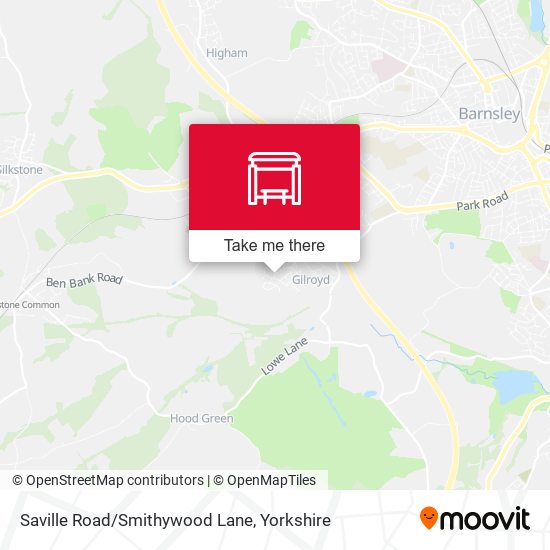 Saville Road/Smithywood Lane map