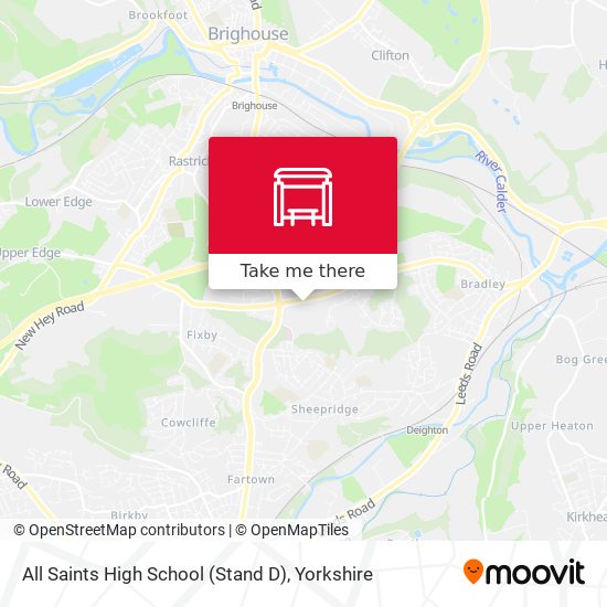 All Saints High School (Stand D) map