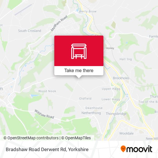 Bradshaw Road Derwent Rd map