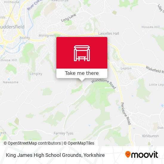 King James High School Grounds map