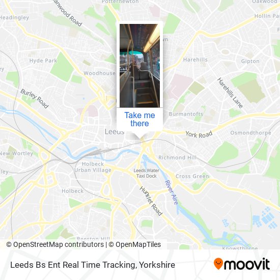 Leeds Bs Ent Real Time Tracking map