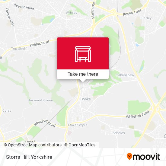 Storrs Hill map