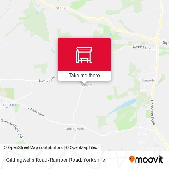Gildingwells Road/Ramper Road map