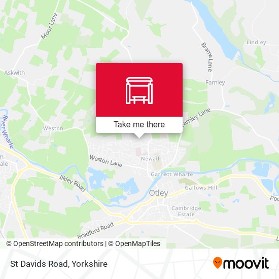 St Davids Road map
