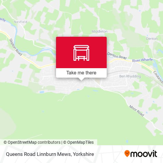 Queens Road Linnburn Mews map