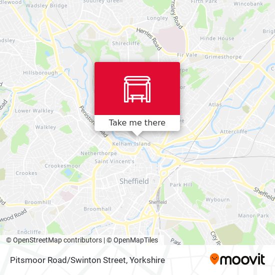 Pitsmoor Road/Swinton Street map