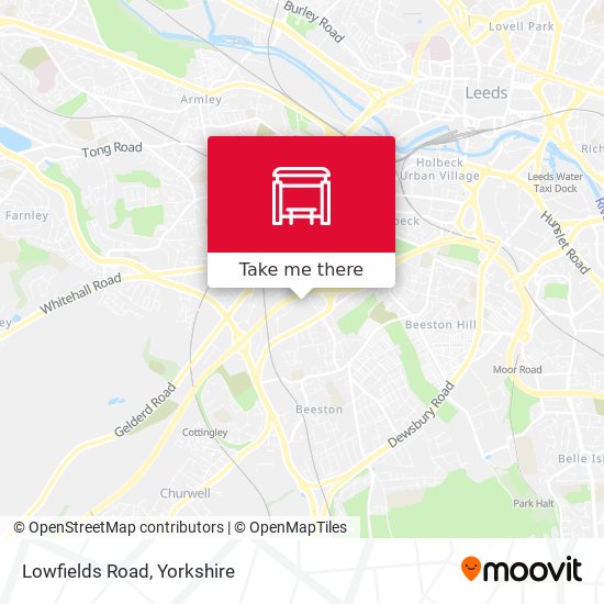 Lowfields Road map