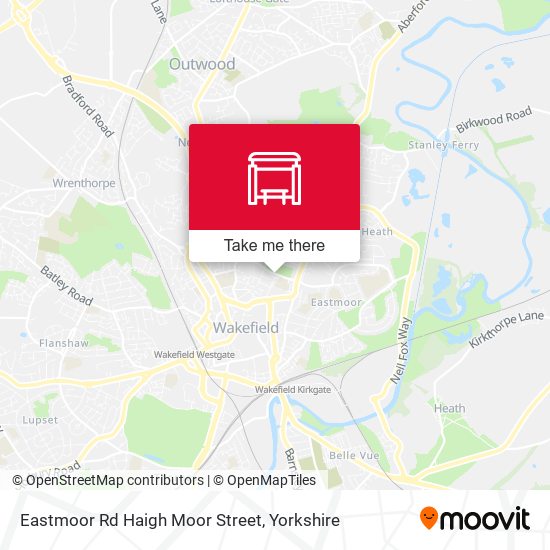 Eastmoor Rd Haigh Moor Street map